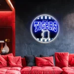 Detroit Tigers Neon Sign Retro Acrylic 1