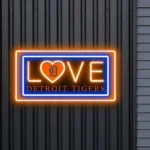 Detroit Tigers Neon Sign Romance Sign 1