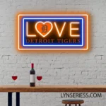 Detroit Tigers Neon Sign Romance Sign 1