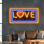 Detroit Tigers Neon Sign Romance Sign 1