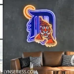Detroit Tigers Neon Sign Tiger D Logo 1