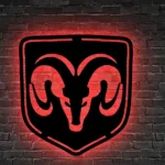 Dodge Metal Sign Logo Car 1