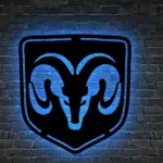 Dodge Metal Sign Logo Car 1