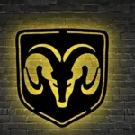 Dodge Metal Sign Logo Car 1
