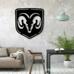 Dodge Metal Sign Logo Car 1