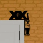 Dos Equis Metal Sign Texas Tap Handle 1