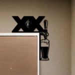 Dos Equis Metal Sign Texas Tap Handle 1