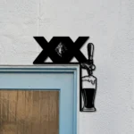Dos Equis Metal Sign Texas Tap Handle 1