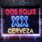 Dos Equis Neon Sign Xx Cerveza 3 Color 1