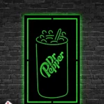 Dr Pepper Metal Sign Cup 1