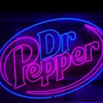 Dr Pepper Neon Sign Line Logo 1