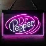 Dr Pepper Neon Sign Line Logo 1