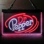 Dr Pepper Neon Sign Line Logo 1