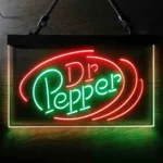 Dr Pepper Neon Sign Line Logo 1