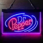Dr Pepper Neon Sign Line Logo 1