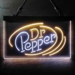 Dr Pepper Neon Sign Line Logo 1