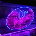Dr Pepper Neon Sign Line Logo 1