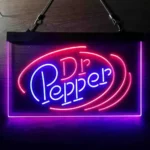 Dr Pepper Neon Sign Line Logo 1
