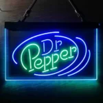 Dr Pepper Neon Sign Line Logo 1