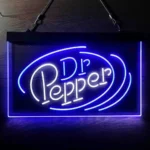 Dr Pepper Neon Sign Line Logo 1