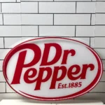 Dr Pepper Neon Sign Pepper Oval Badge 1
