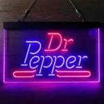 Dr Pepper Neon Sign Wordmark Logo 1