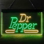 Dr Pepper Neon Sign Wordmark Logo 1