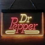 Dr Pepper Neon Sign Wordmark Logo 1