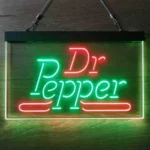 Dr Pepper Neon Sign Wordmark Logo 1