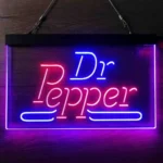 Dr Pepper Neon Sign Wordmark Logo 1