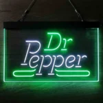Dr Pepper Neon Sign Wordmark Logo 1
