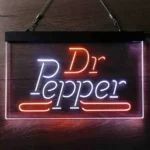 Dr Pepper Neon Sign Wordmark Logo 1