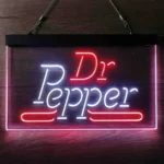 Dr Pepper Neon Sign Wordmark Logo 1