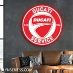 Ducati Neon Sign Super Car 1