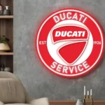 Ducati Neon Sign Super Car 1