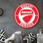 Ducati Neon Sign Super Car 1