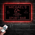 Ducks Unlimited Metal Sign Custom Duck Head 1