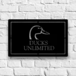 Ducks Unlimited Metal Sign Duck 1