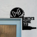 Duff Metal Sign Custom Bottle Cap 1