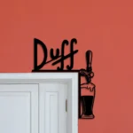 Duff Metal Sign Tap Handle 1