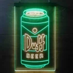 Duff Neon Sign Flask Vertical Home Bar 1