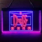 Duff Neon Sign Logo 1