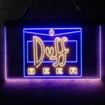 Duff Neon Sign Logo 1