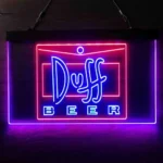 Duff Neon Sign Logo 1