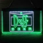 Duff Neon Sign Logo 1