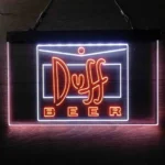 Duff Neon Sign Logo 1