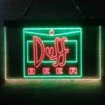 Duff Neon Sign Logo 1