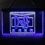 Duff Neon Sign Logo 1