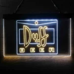 Duff Neon Sign Logo 1