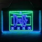 Duff Neon Sign Logo 1